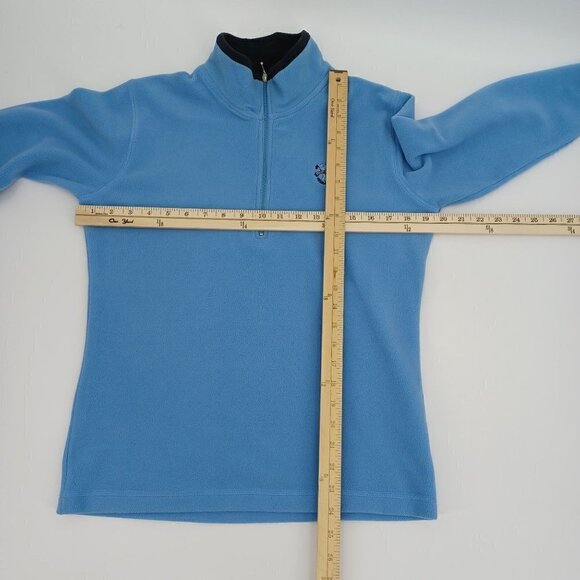 Sunice Blue Fleece 1/4 Zip Pullover Sweatshirt Women's M Warm Cozy Lounge Wear - Picture 8 of 8